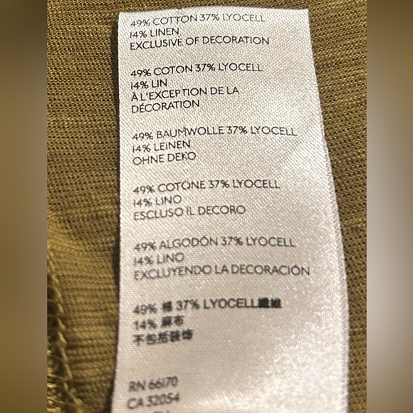 Free People Boho Moss Green Top Long Sleeve Embroidered Size XS - Picture 10 of 10